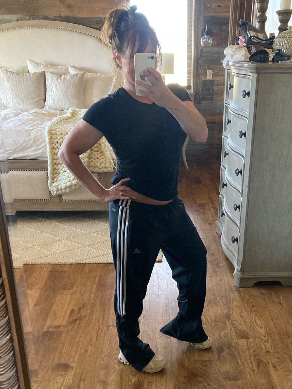 Vintage Y2K Adidas Track Pants Retro Sportswear Athleisure